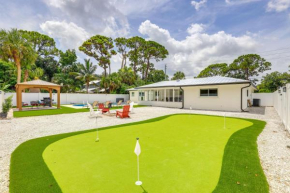Vero Beach Vacation Rental Pool and Putting Green!